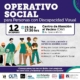 Invitación al Operativo Social para personas con discapacidad visual, organizado por el Municipio en el Centro de Atención al Vecino (CAV), ubicado en Av. Grecia #8735, el 12 de diciembre de 15:30 a 17:30 hrs. Incluye servicios como Registro Social de Hogares, prestaciones monetarias, becas educativas y atención de trabajador/a social. Diseñado para fomentar un entorno inclusivo. Logos de entidades colaboradoras al pie.